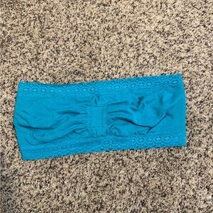 Maurices Aqua Lace-Trim Bandeau